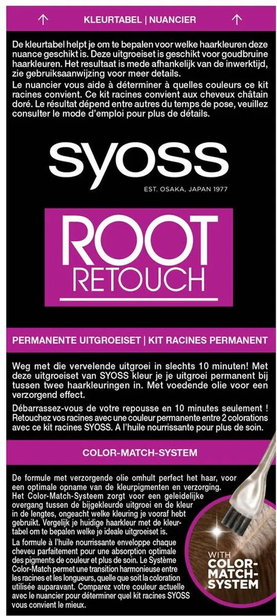 Syoss Rootset R2 Goudbruin 45ml