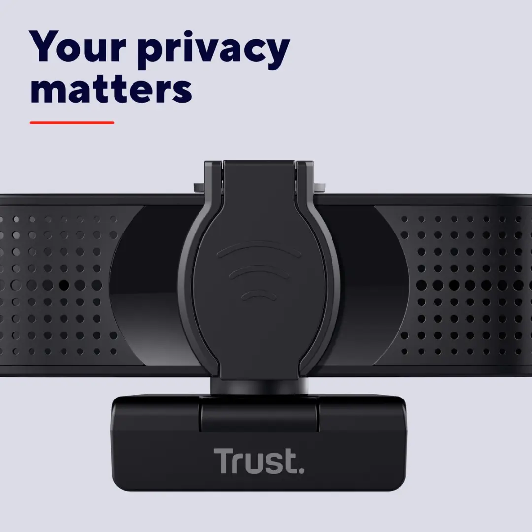 Trust Teza 4K Ultra HD Webcam 24280 - Zwart