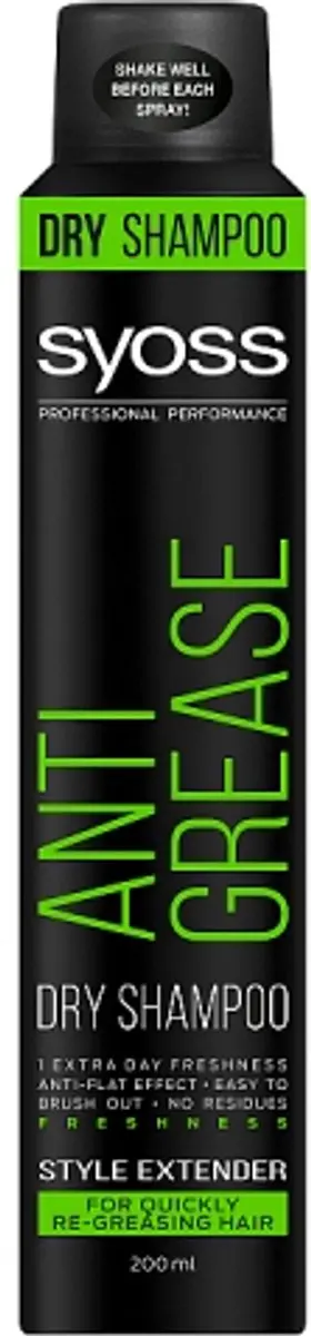 Syoss Anti Grease Dry Shampoo 200ml