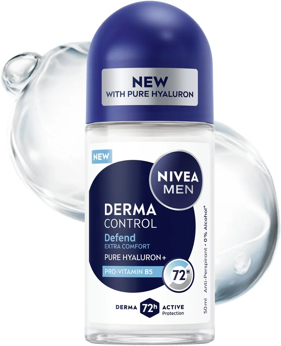 NIVEA MEN Derma Control Roll-on 50ml - 72 Uur
