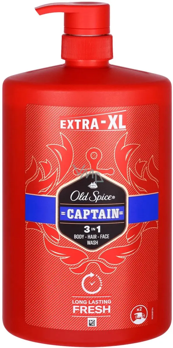 Old Spice Captain Shower Gel + Shampoo 675ml
