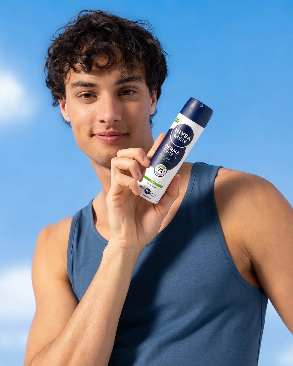 NIVEA Men Derma Control Sensitive Antiperspirant Spray 150ml