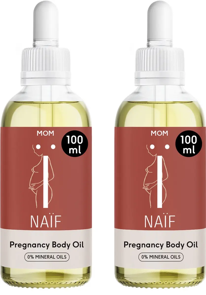 Naïf Ontspannende Zwangerschapsolie Voordeelset 2x90ml