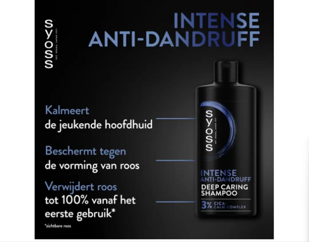 SYOSS Anti-Roos Shampoo 3x440ml