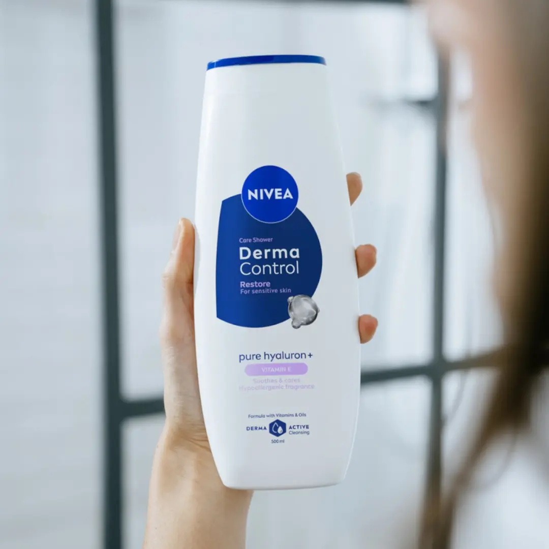 NIVEA Derma Control Douchegel 500ml - Gevoelige Huid