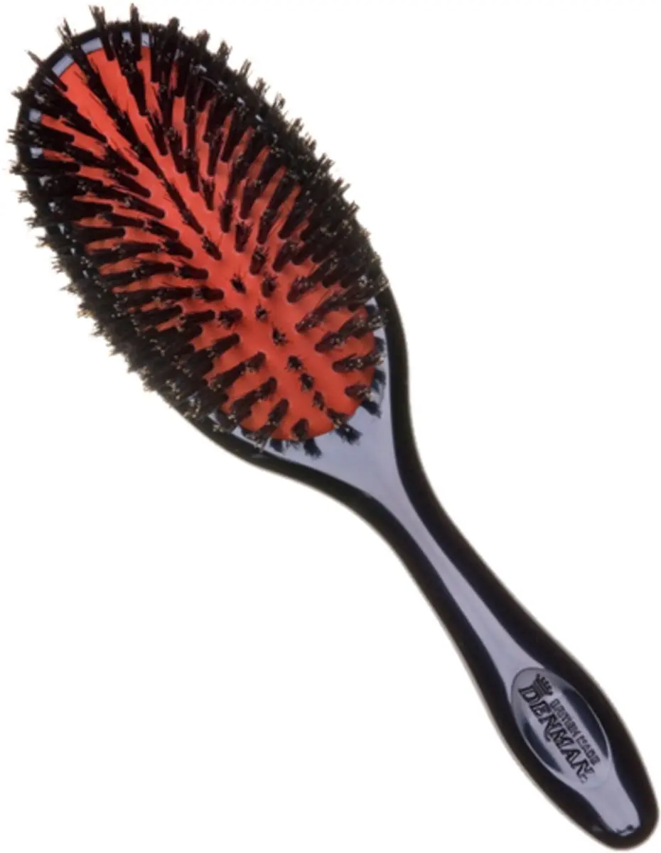 Denman Grooming Brush D82M Medium Boar Borstel - Zwart