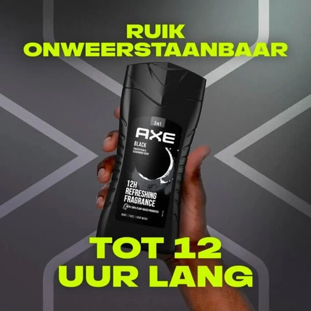 Axe Black Douchegel - 6x250ml