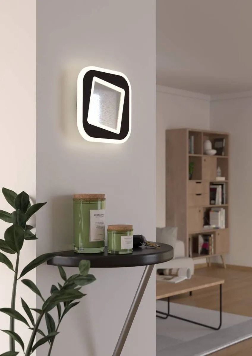 Eglo Macchioni Wandlamp 20cm - Zwart/Wit