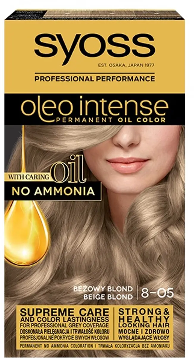 Syoss Oleo Intense 8-05 Beige Blond Haarverf 115ml