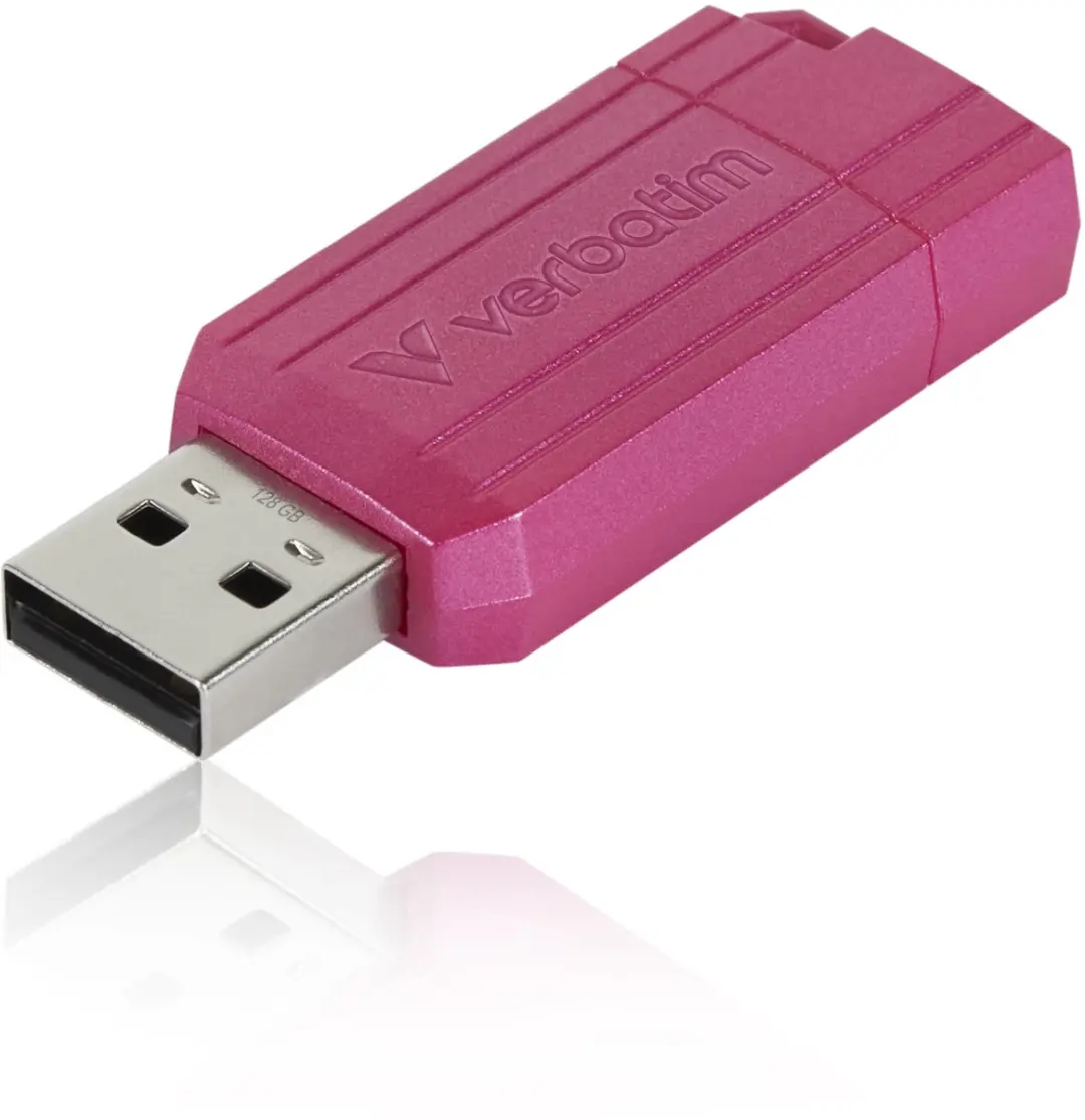 Verbatim Pinstripe USB-stick 128GB - Pink