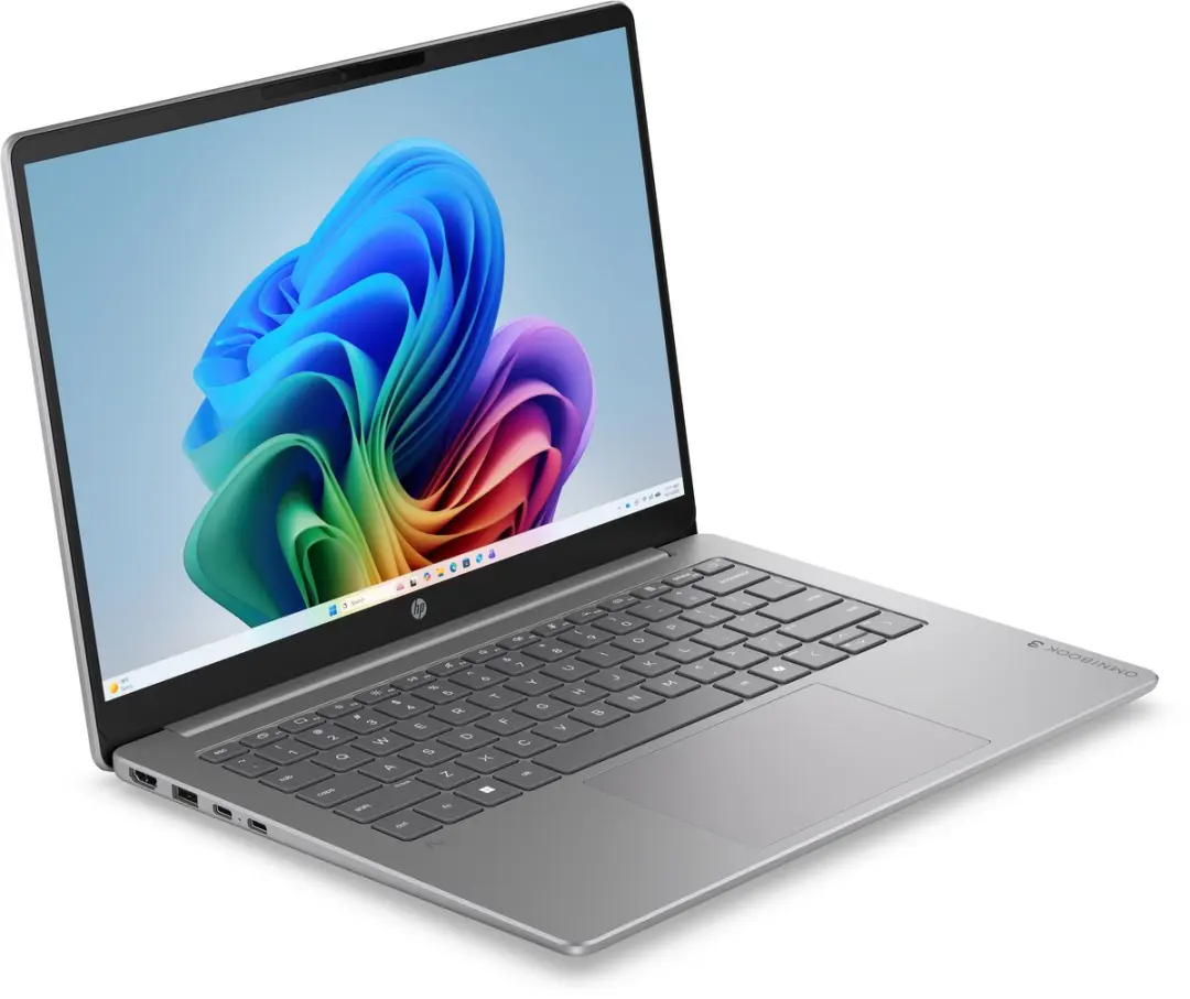 HP OmniBook 3 14-hz0710ndx Copilot+ Laptop - 14 inch - Snapdragon X