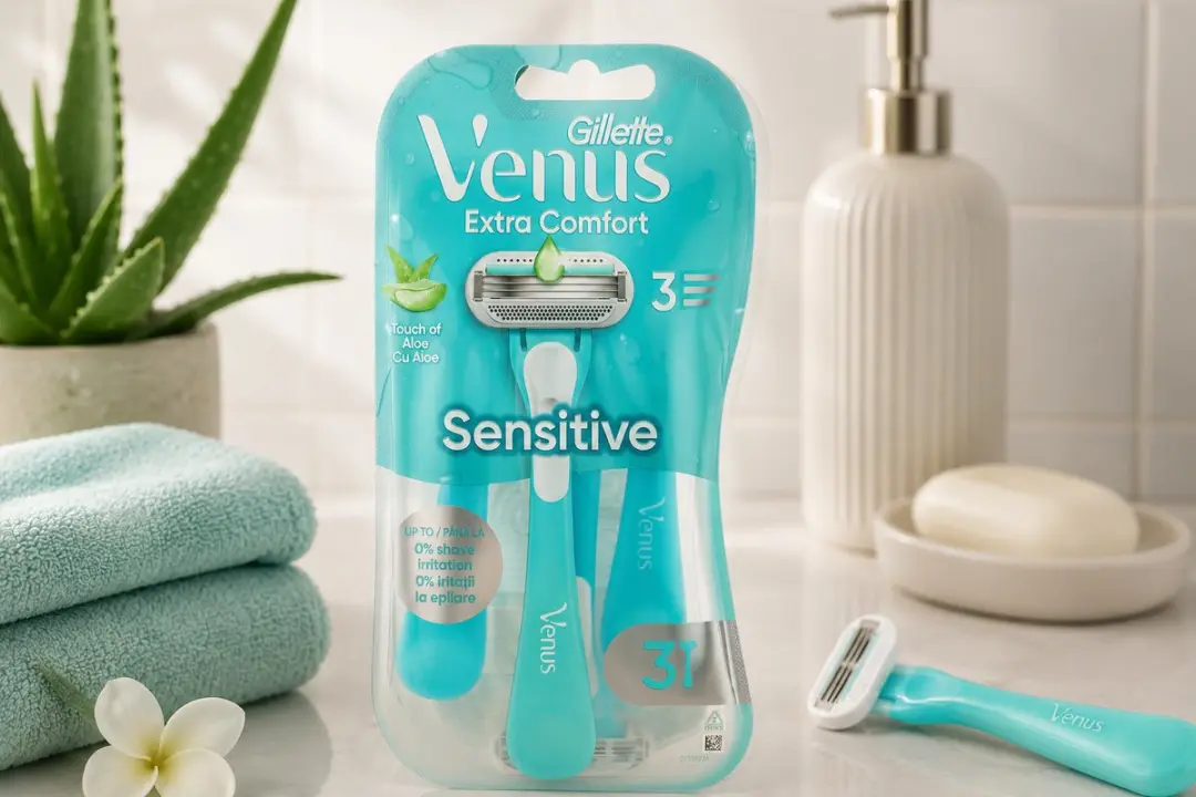 Gillette Venus Extra Comfort Sensitive Scheermesjes 18 Stuks