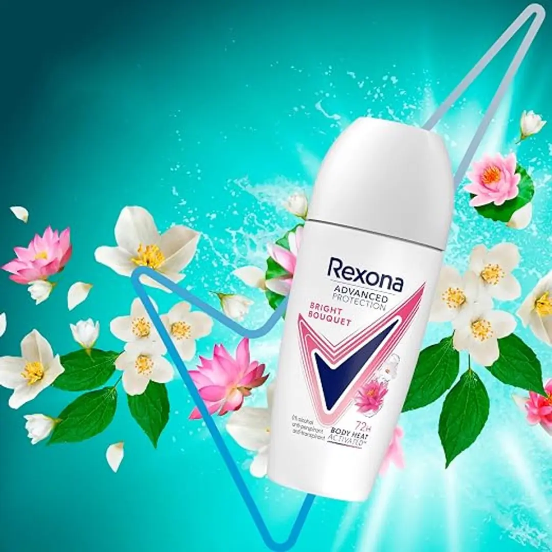 Rexona Advanced Protection Bright Bouquet Roll-On 300ml - 6 Stuks