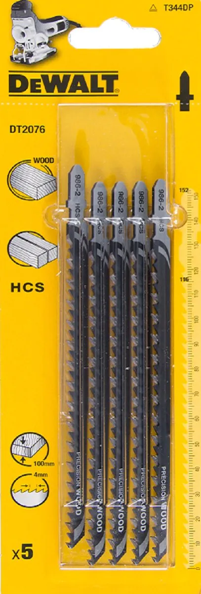 DeWalt DT2076 Decoupeerzaagblad HCS - 5 Stuks