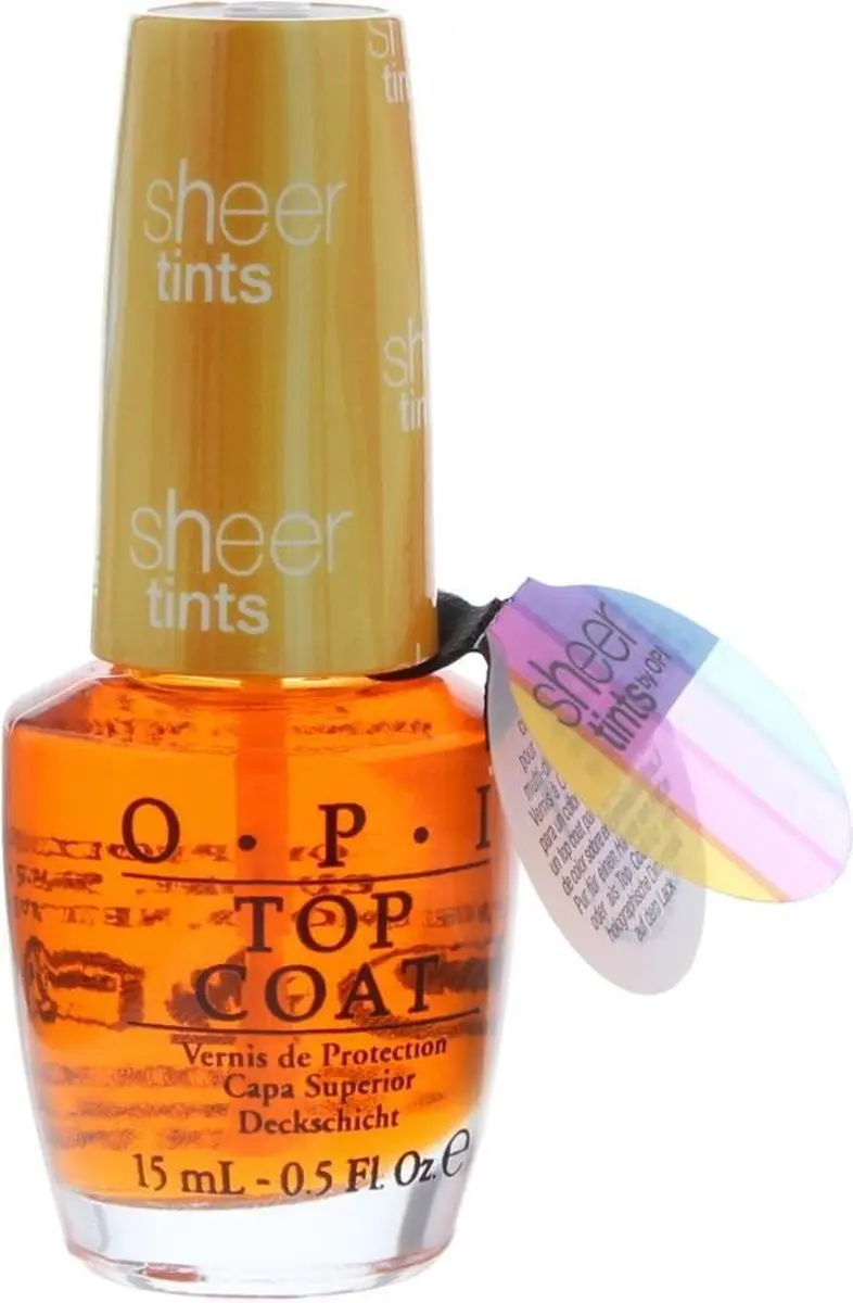 O.P.I. Sheer Tints Top Coat 15ml
