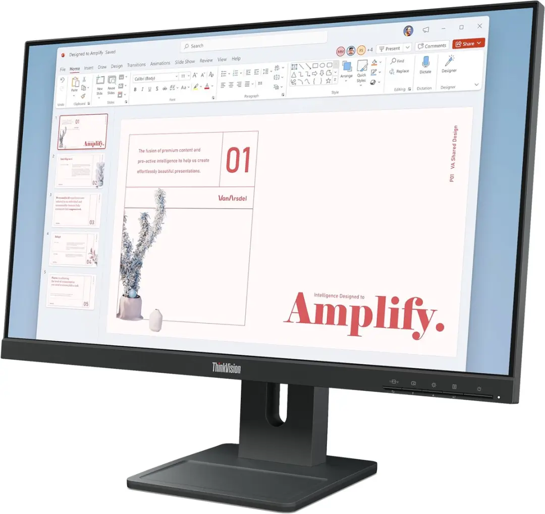 Lenovo 64BAMAT1EU Monitor 23,8" Full HD - afbeelding 6 van 6