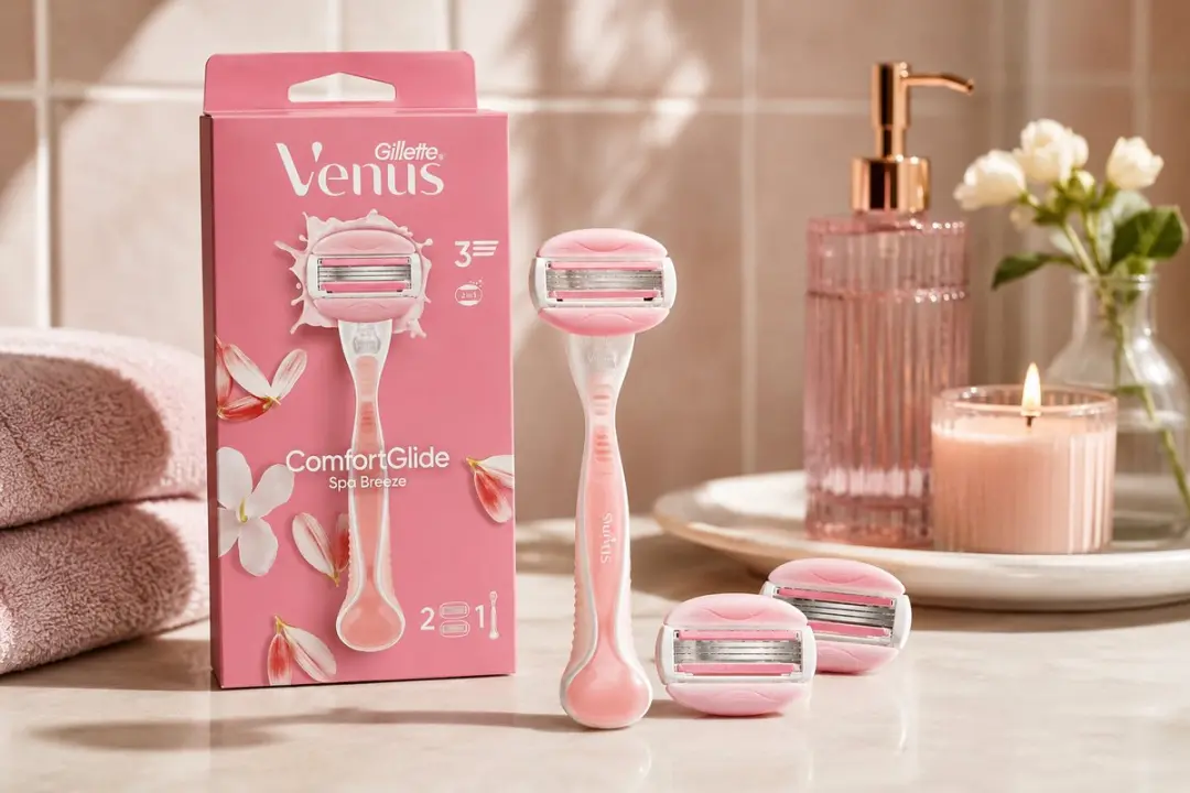 Gillette Venus ComfortGlide Spa Breeze Scheersysteem - 18 Stuks
