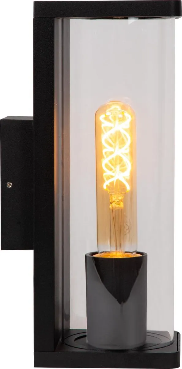 Lucide Sligo Wandlamp E27 IP54 - Zwart