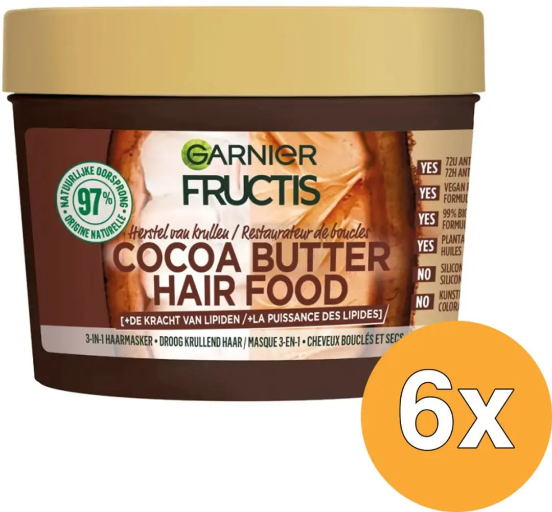 Garnier Fructis Hair Food Cocoa Butter 400ml