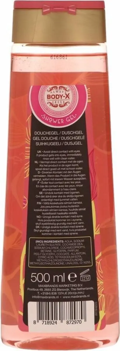 Sence Body-X Women Douchegel Twilight Amber 500ml