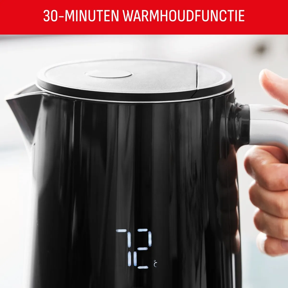 Tefal Flagship KO8508 Waterkoker 1,7L - 1500W - Zwart