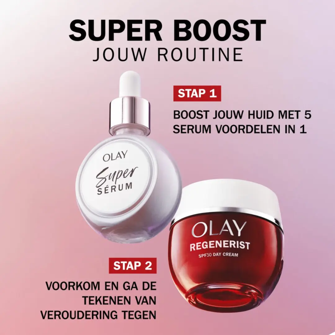 Olay Regenerist Dagcrème SPF30 Navulling - 200ml (4x50ml)