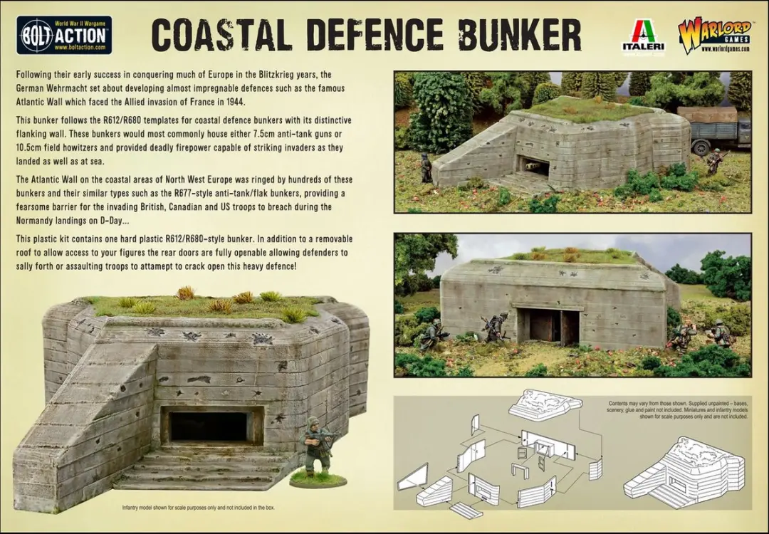 Warlord Games Coastal Defence Bunker - afbeelding 4 van 4
