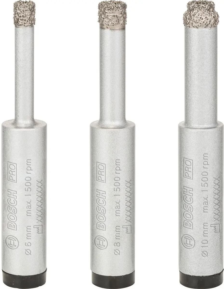 Bosch Professional EasyDRY Diamantboor RobustLine Set 6/8/10mm