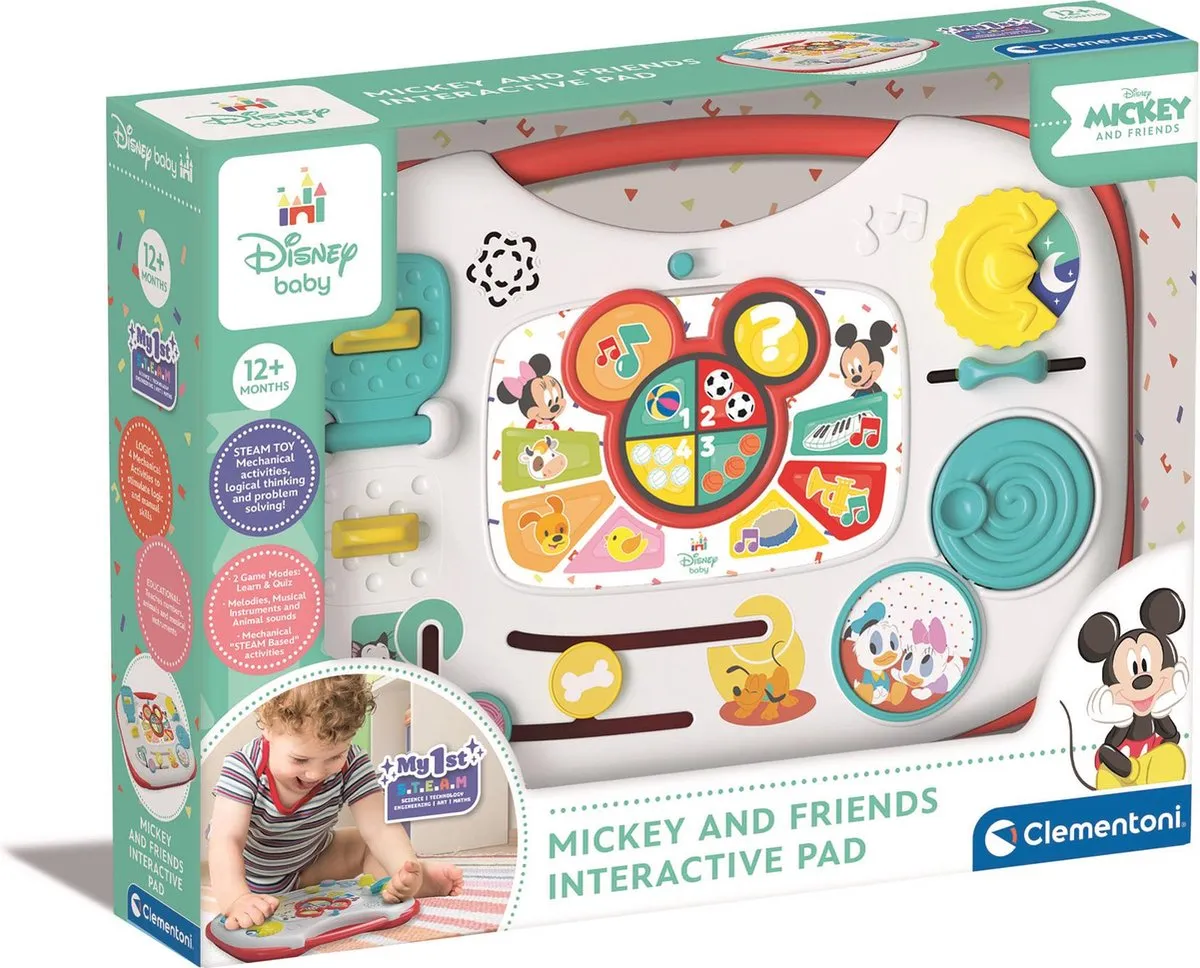 Clementoni Mickey Educational Interactive Pad 17890 - Multikleur