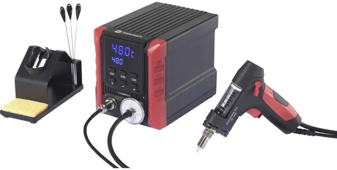 TOOLCRAFT TC-8955 Digitaal Desoldeerstation 150W