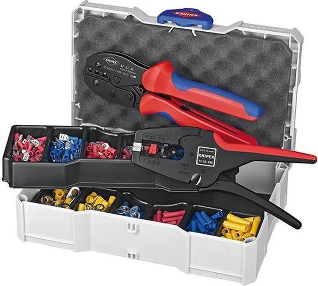 Knipex Multistrip 10 Aderhulsdoos met tang