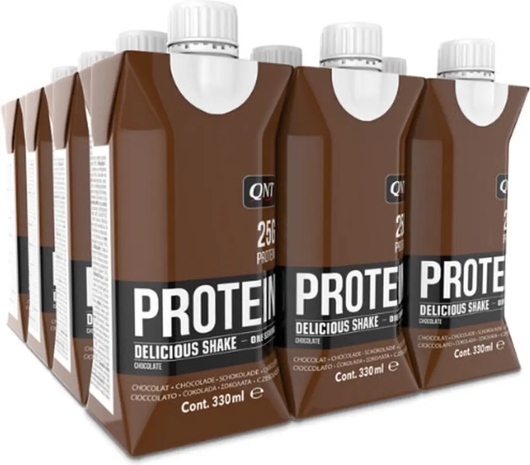QNT Delicious Whey Shake Chocolade - 12x 330ml