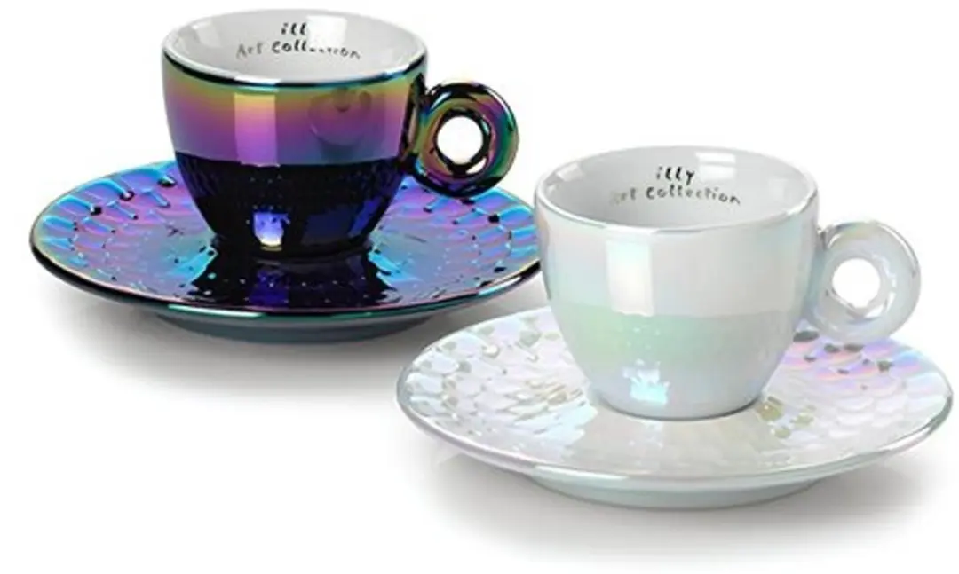 illy Art Collection 2025 John Armleder Cappuccinokopjes - 4x160ml - Multi