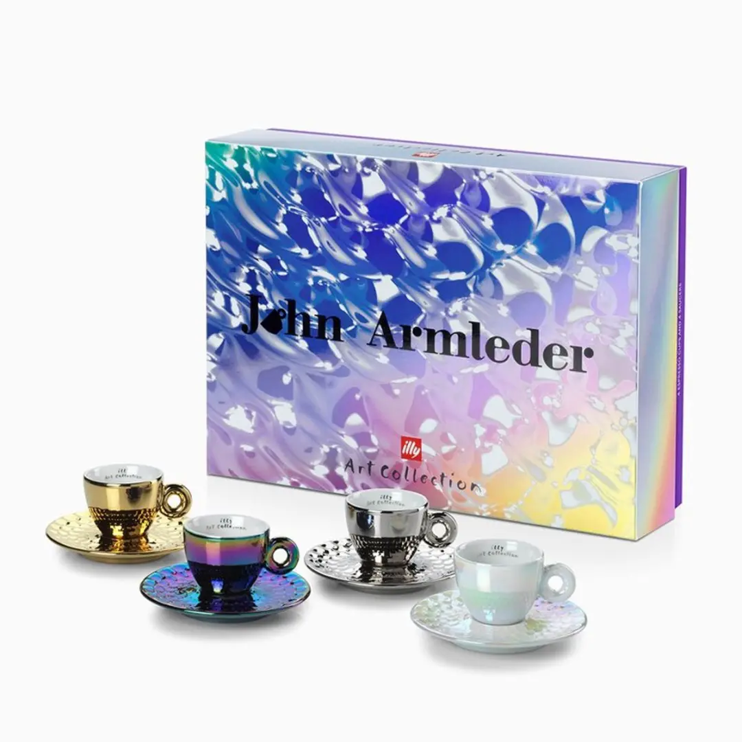 illy Art Collection 2025 John Armleder Cappuccinokopjes