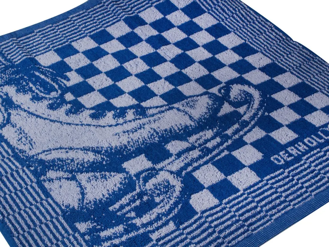DoubleDry Luxe Keukenhanddoeken Set 6 Stuks - 50x50cm - Blauw