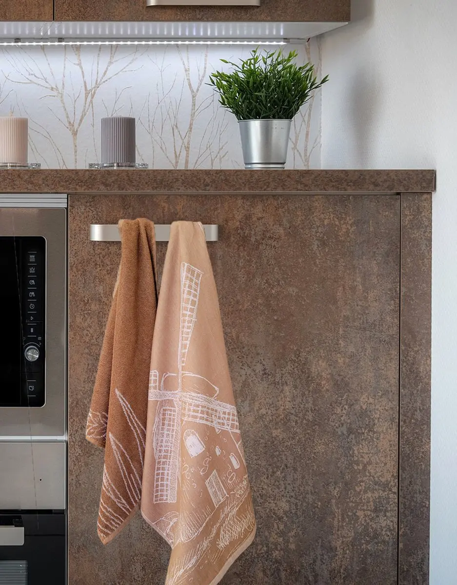DoubleDry Luxe Keukenhanddoeken Set 6 Stuks - 50x50cm - 100% Katoen - Molen