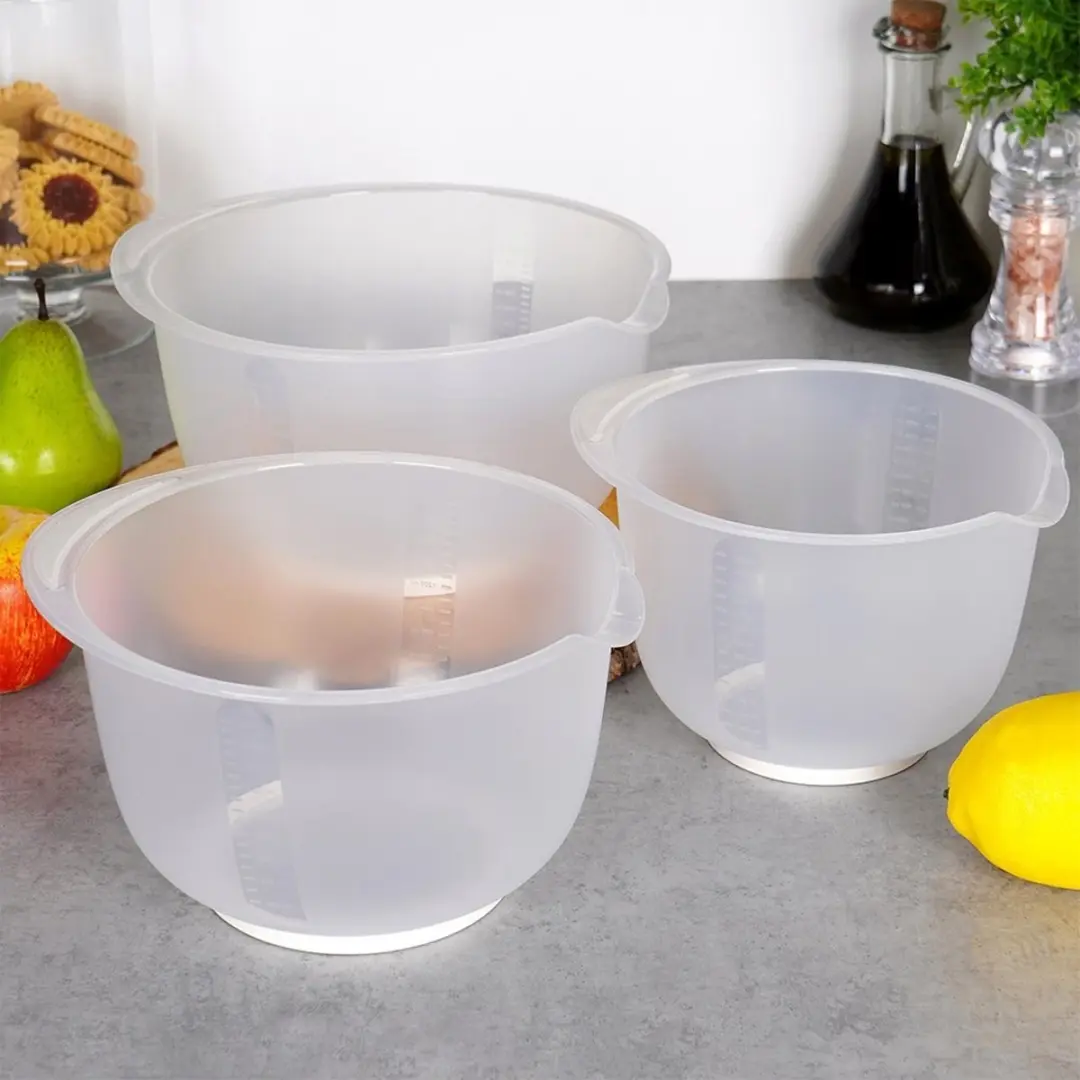 Excellent Houseware Keukenmengkommen 3 Stuks - 22cm Ø - 6L