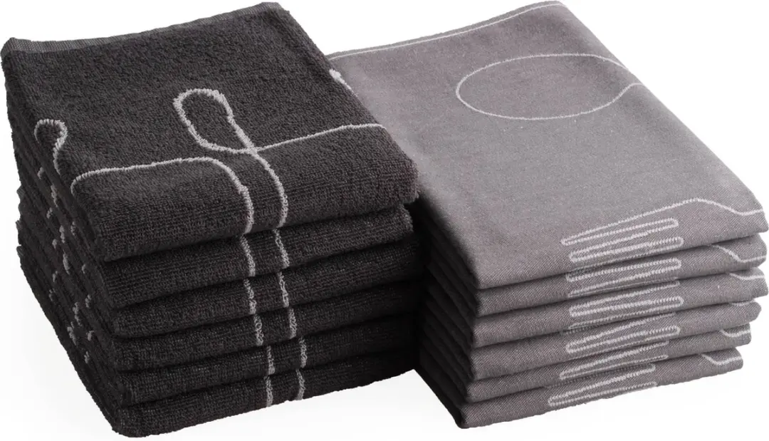 DoubleDry Theedoeken Set 12 Stuks