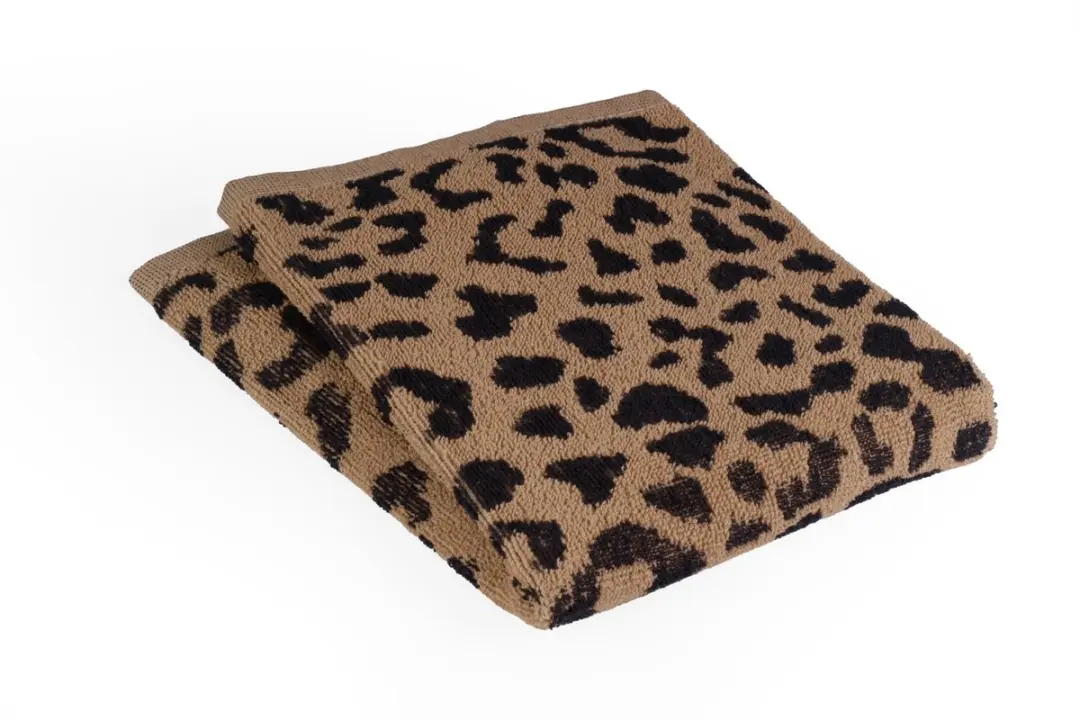 DoubleDry Luxe Keukenhanddoeken Set 6 Stuks - 50x50cm - Luipaard/Beige - afbeelding 5 van 5