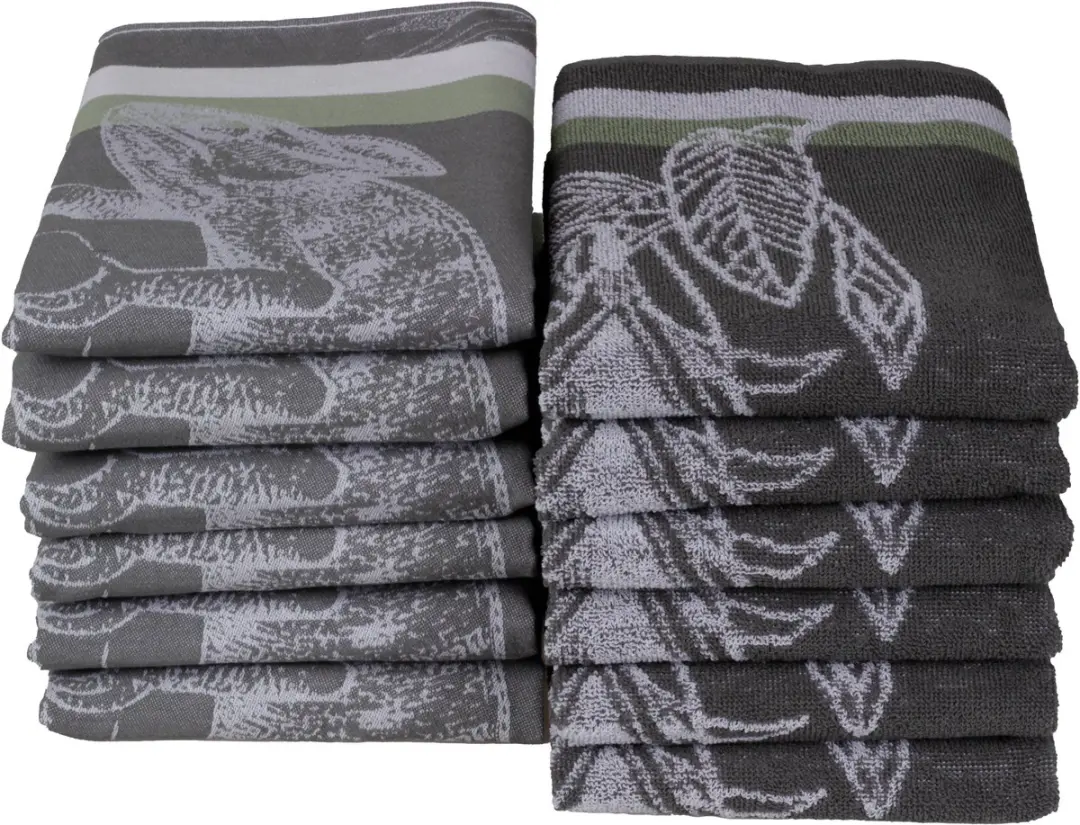 DoubleDry Theedoeken & Keukendoeken Set 12 Stuks - 100% Katoen - afbeelding 3 van 6