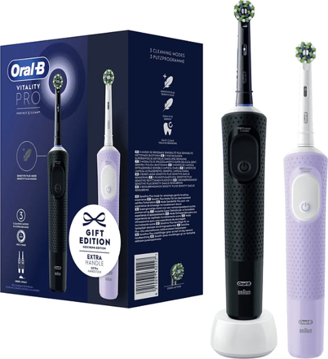 Oral-B Vitality 100 Duo - Elektrische Tandenborstel - 2 Stuks