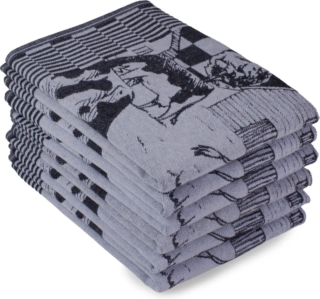 DoubleDry Luxe Theedoeken Set 6 Stuks