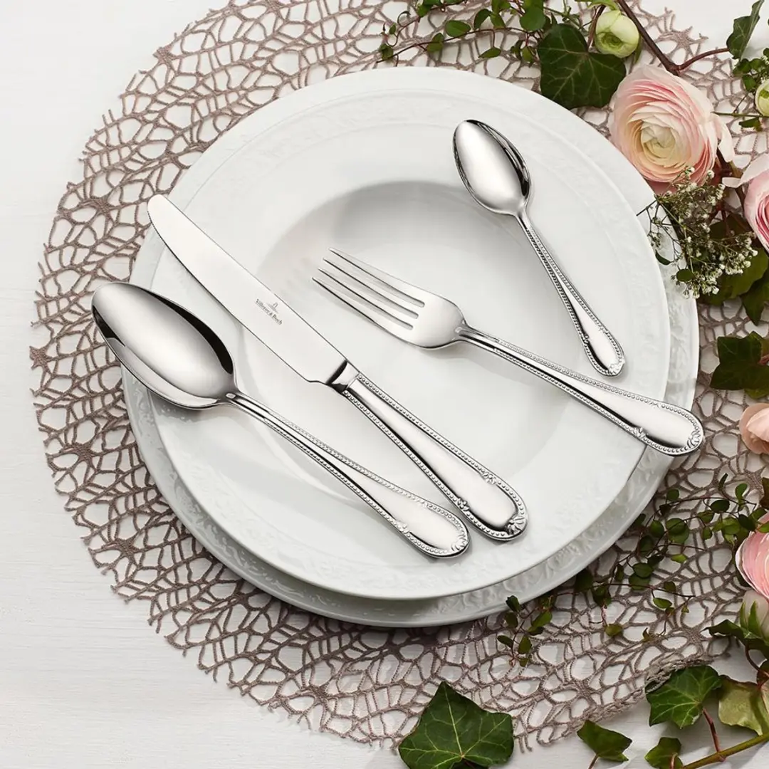 Villeroy & Boch Mademoiselle Tafelbesteck - 144 Stuks - Zilver