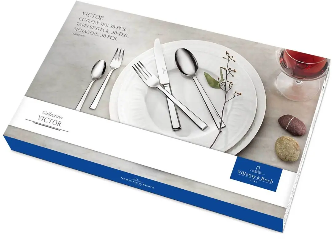 Villeroy & Boch Victor Tafelbesteck - 180-delig - Zilver