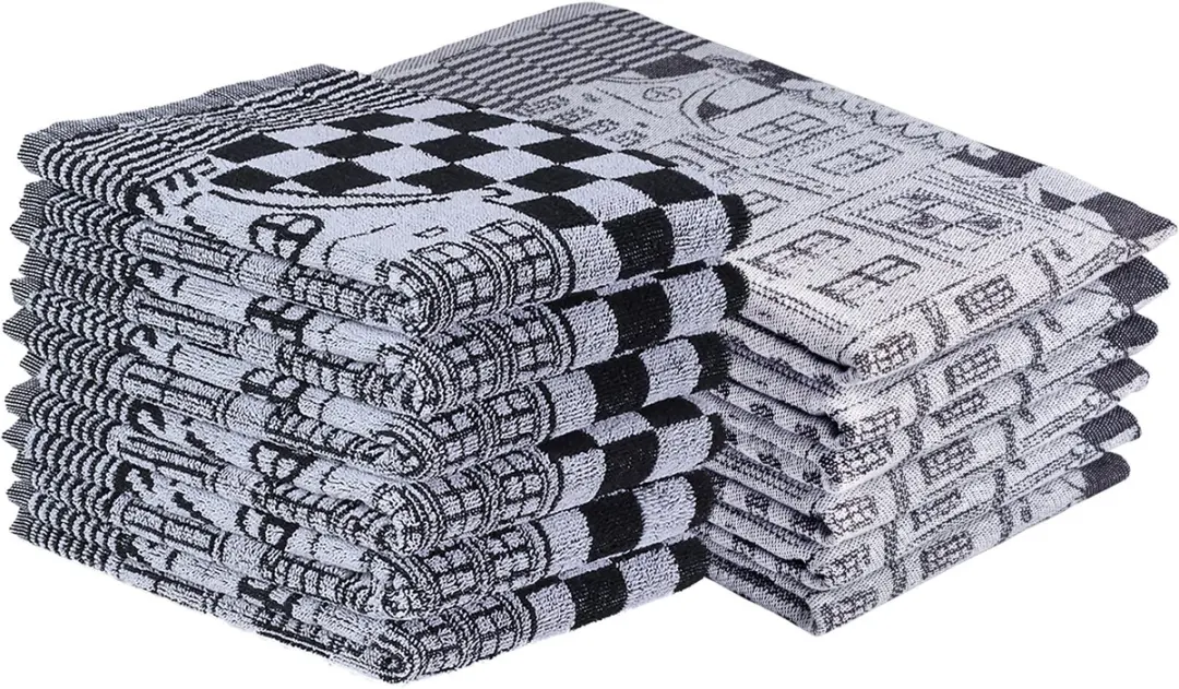 DoubleDry Theedoeken & Keukendoeken Set 12 Stuks
