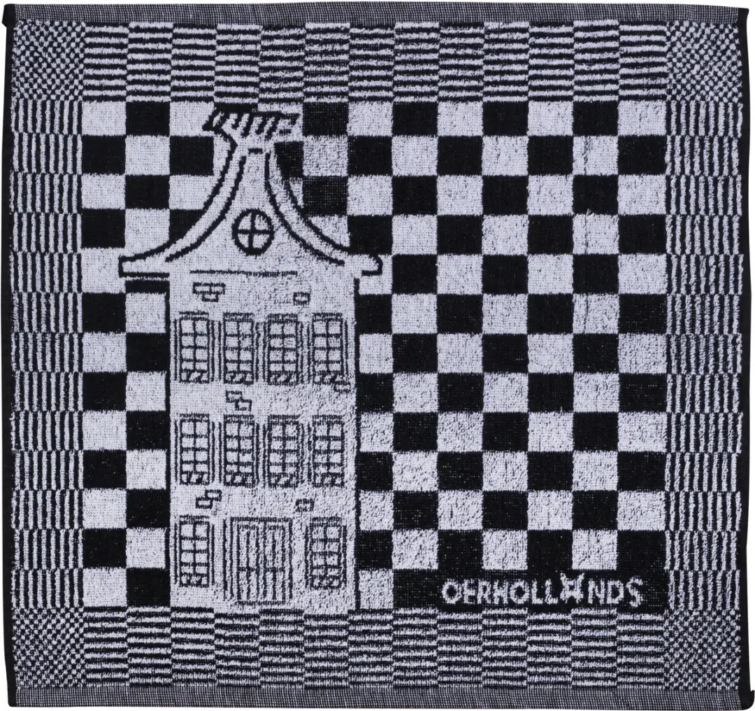 DoubleDry Theedoeken & Keukendoeken Set 12 Stuks - 100% Katoen - Zwart