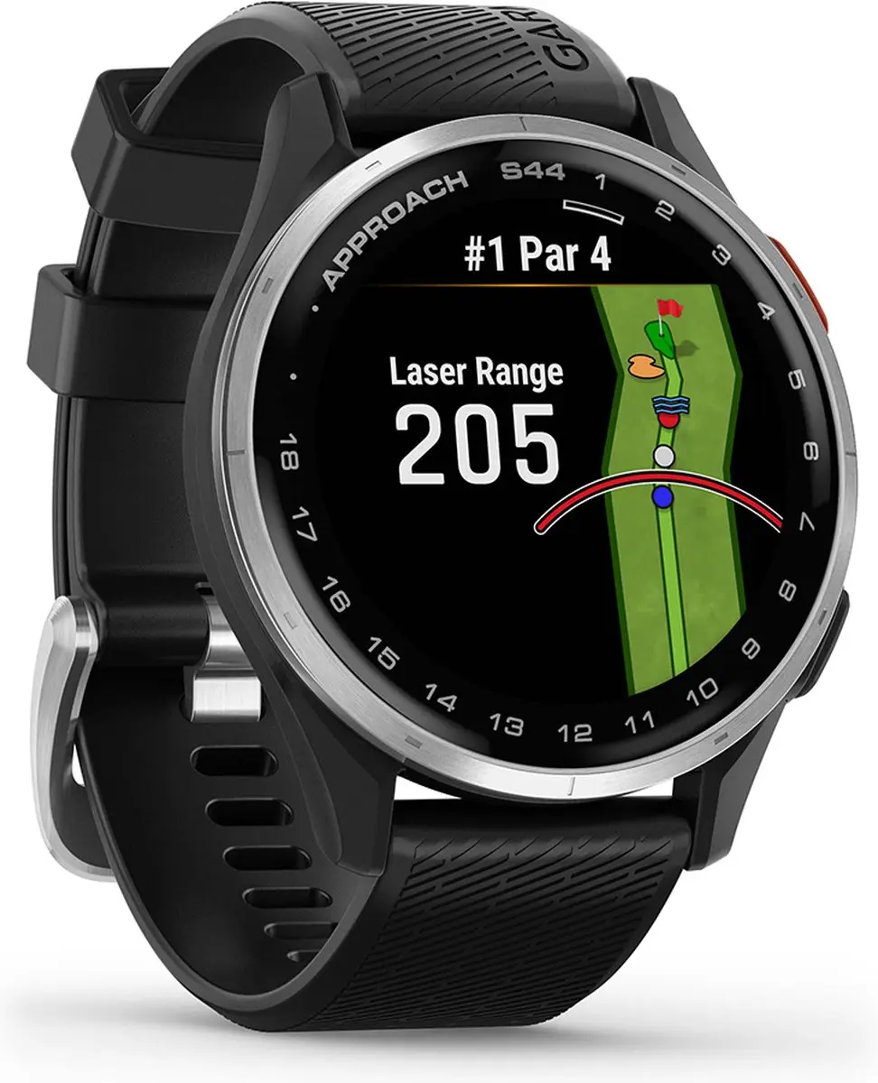 Garmin Approach S44 Golfhorloge - 43.000 Golfbanen - Zwart