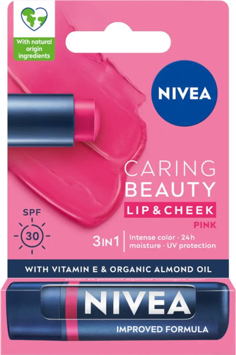 NIVEA Caring Beauty 3W1 Lipbalsem