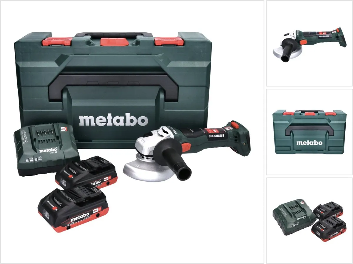 Metabo W 18 LT BL 11-125 Accu Haakse Slijper