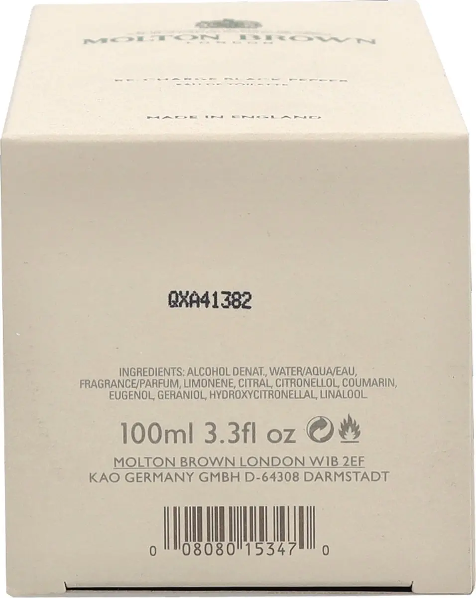 Molton Brown Black Pepper Eau de Toilette 100ml